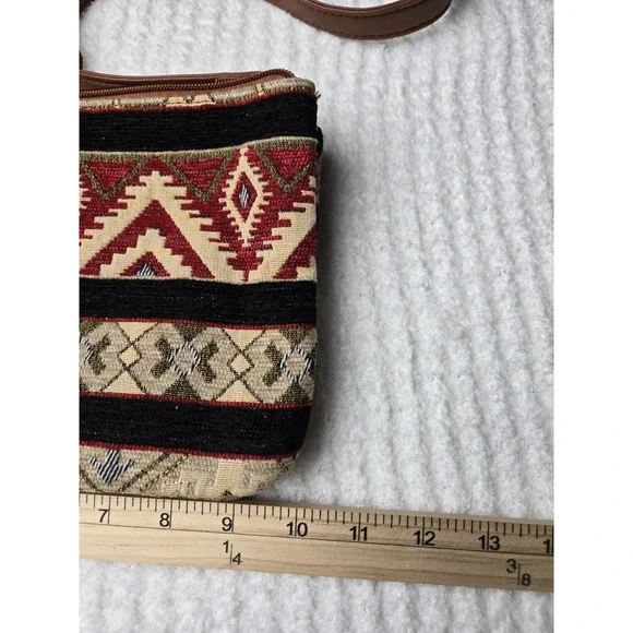 Canyon Sky Southwestern Aztec  Tribal Pattern Crossbody Purse Handbag - Picture 9 of 14